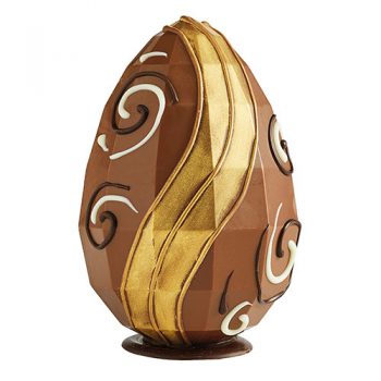 Milk Chocolate Art Deco Egg