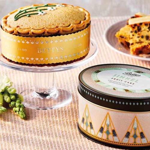 Oval Simnel Fruit Cake in a Tin